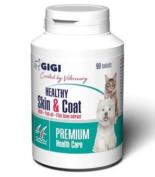 Витаминная добавка GIGI HEALTHY Skin Coat для кожи и шерсти 90 таблеток GIG43056VS фото