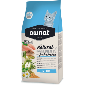 Сухий корм для кошенят Ownat Classic Kitten, з куркою, 4 кг 16266BAR фото