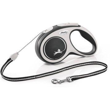 Рулетка FLEXI New Comfort Cord XS, 3м, до 8кг, шнур, чорна C5055645PI фото