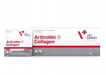 Харчова добавка Vet Expert ArthroVet Collagen для молодих тварин в період росту і для літніх тварин з остеоартрозом, 60 саше 46152BAR фото