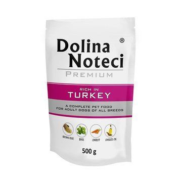 Пауч Dolina Noteci Premium для собак з індичкою, 500 гр DN 500 (240)PI фото