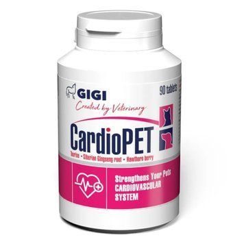 Добавка GiGi CardioPet для котів і собак для зміцнення серця 90 таблеток GIG43082VS фото