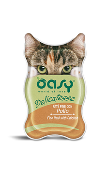 Вологий корм для котів OASY CAT Курка Вага: 0.085 кг 3017342207OA фото