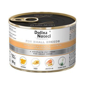 Консерва Dolina Noteci Premium для собак маленьких порід з фазаном, гарбузом та локшиною 185 гр DN 185 (410)PI фото