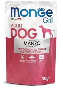 Корм для собак Monge Dog Wet GRILL яловичина 0.1 кг 70013154MG фото