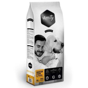 Корм для собак AMITY Iberian PorkRice, дієтичний, з іберійською свининою і рисом, 15KG 913 PORK 15KGPI фото