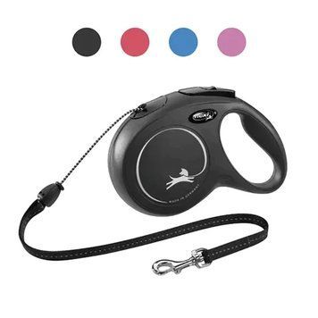 Рулетка FLEXI Classic S, 8м, до 12кг, шнур, чорна (2726) C5055146PI фото