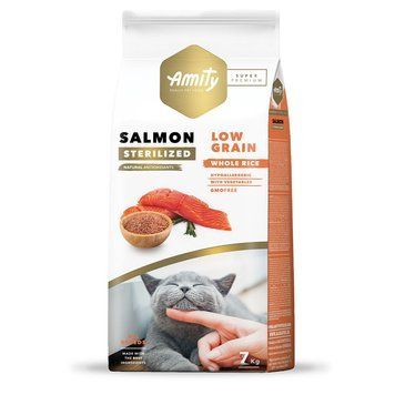 AMITY Super Premium Cat Sterilized Salmon сухий корм для дор. стерелізованих котів, з лососем, 7 kg SP 946 STER SALM 7KGPI фото