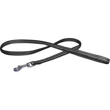 Повідець SOFT REFLECTIVE світловідбиваючий, м'який, чорний, нейлон, 120х1см C5079831PI фото
