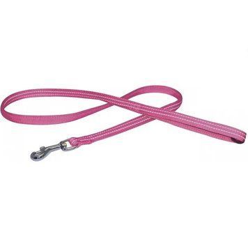 Повідець SOFT REFLECTIVE світловідбиваючий, м'який, рожевий, нейлон, 120х2см C5079877PI фото