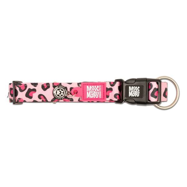 Нашийник Smart ID Collar - Leopard Pink/M 4897039633608DOB фото