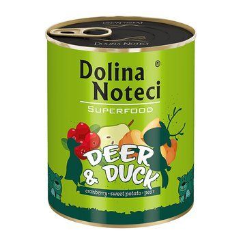 Консерва Dolina Noteci Superfood для cобак з олениною та качкою,800 гр DN 800 (619)PI фото