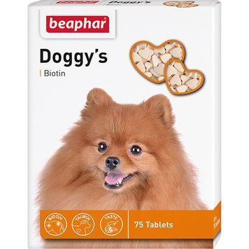 Витаминный комплекс Beaphar Doggyapos's Biotin для собак 75 таблеток BAR12507VS фото
