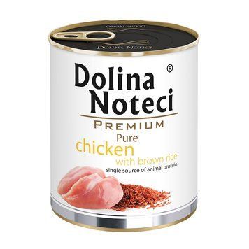 Консерва Dolina Noteci Premium Pure для собак алергіків з куркою та корич. рисом, 800 гр DN 800 (609)PI фото