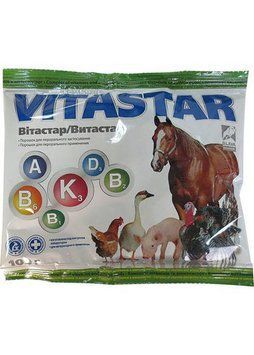 Порошок Vitastar для коней свиней та домашньої птиці 100 г OLK27924VS фото