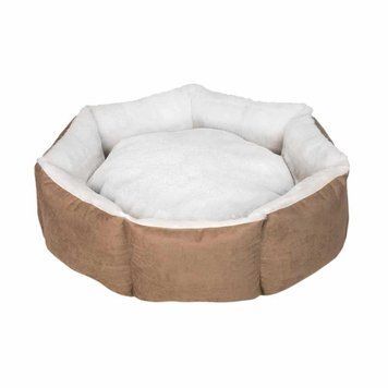 Лежак для тварини CUPCAKE ,круглий (коричневий/сірий) 98 см, 35кг XL VR01//3305PI фото