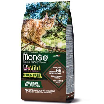 Корм для котів Bwild Cat Grain Free буйвол (для котів великих порід з 2-х місяців) 10 кг 70004961MG фото