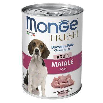 Корм для собак Monge Dog Wet FRESH свинина Вага: 0.4 кг 70014465MG фото