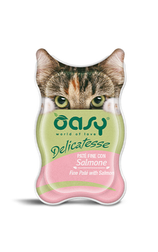 Вологий корм для котів OASY CAT Лосось Вага: 0.085 кг 3017342283OA фото