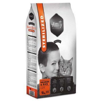 Корм для котів AMITY Sterilized Salmon, для стерилізованих, з лососем, 10KG 115 STER SALM 10KGPI фото