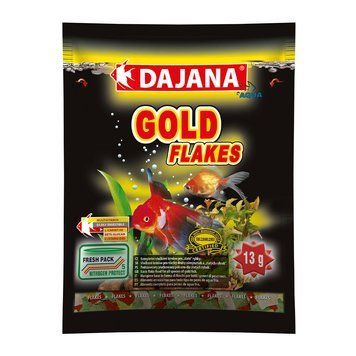 Корм у пластівцях для золотих рибок та декаративних карасів GOLD FLAKES (80мл/13гр) DP001S (5321)PI фото