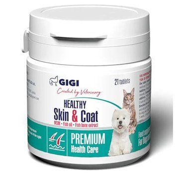 Витаминная добавка GIGI HEALTHY Skin Coat для кожи и шерсти 21 таблетка GIG43055VS фото