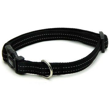 Нашийник SOFT REFLECTIVE світловідбиваючий, м'який, чорний, нейлон, 35-55х2см C5079823PI фото