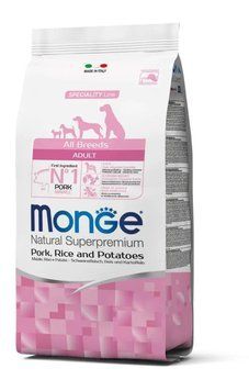 Корм для собак Monge Dog All breeds Adult свинина, рис та картопля 15 кг 70006415MG фото