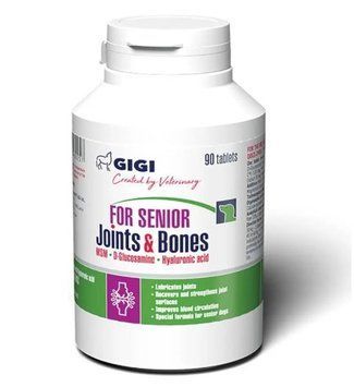 Витамины для собак GiGi FOR SENIOR суставы и кости 90 таблеток GIG43025VS фото