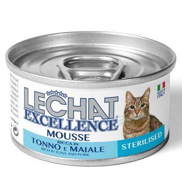Корм для котів LeChat Cat Wet Sterilised тунець зі свининою Вага: 0.085 кг 70060974MG фото