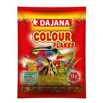 Спеціальний корм в пластівцях сприяє природному забарвленню COLOUR FLAKES (80мл/13гр) DP002S (5201)PI фото