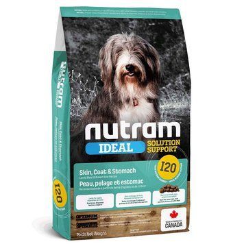 I20_NUTRAM Ideal SS Холістик для дор собак з чут. травленням та шкірою; з ягням та корич. рисом, 20кг I20_(20kg)PI фото