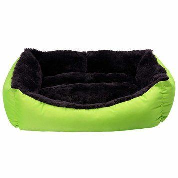 Лежак для тварини JELLYBEAN ,прямокутний (салатов/чорний) 78*60*22 см, 25 кг L VR04//1035PI фото