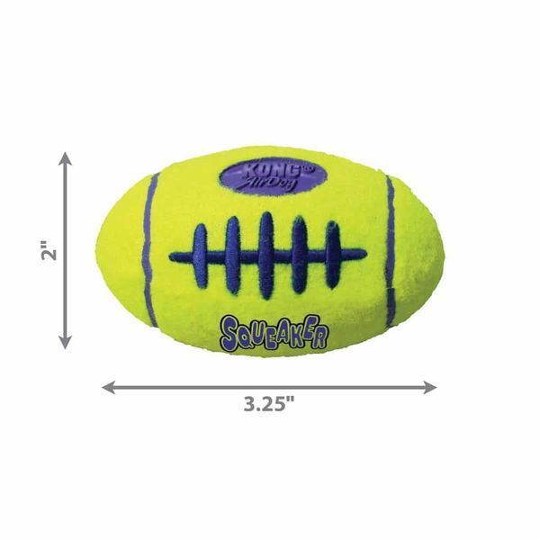 Іграшка AirDog Squeaker Football регбі м'яч для собак малих порід, S 775227BAR фото