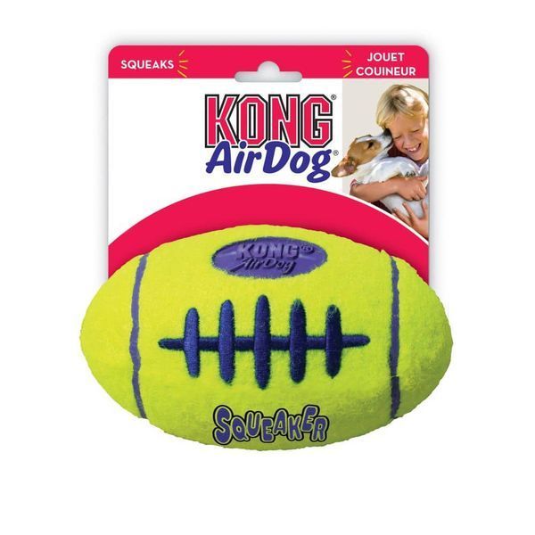 Іграшка AirDog Squeaker Football регбі м'яч для собак малих порід, S 775227BAR фото
