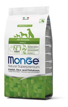 Корм для собак Monge Dog All breeds Adult кролик, рис та картопля 2.5 кг 70011143MG фото