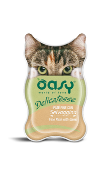 Вологий корм для котів OASY CAT Дичина Вага: 0.085 кг 3017342269OA фото