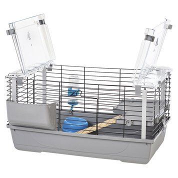 Клітка для кролів EVA GREY/BLACK, 79x45x52 G191.37PI фото