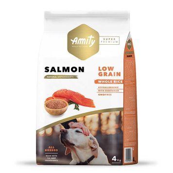 AMITY Super Premium Salmon, сухий корм для дорослих собак, з лососем 4 kg   597 SALMON  4 KGPI фото