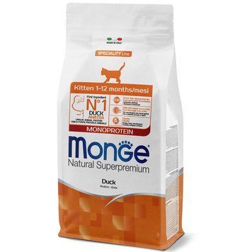 Корм для котів Monge Cat Kitten з качкою 1.5 кг 70011099MG фото