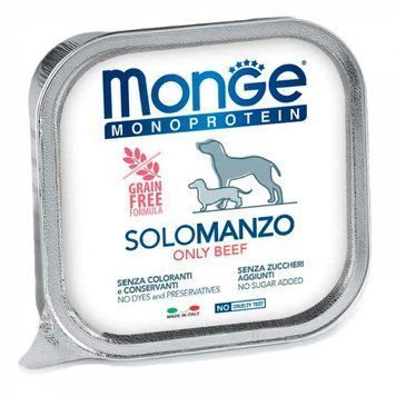 Корм для собак Monge Dog Wet SOLO 100% яловичина Вага: 0.15 кг 70014403MG фото