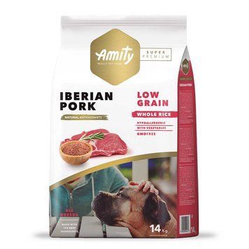 Сухий корм для дорослих собак, з іберійською свининою AMITY Super Premium Iberian Pork, 14 kg SP 566 IBERIAN 14 KGPI фото