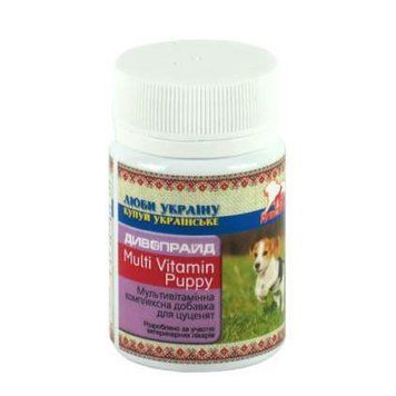 Мультивитаминная добавка Дивопрайд Multi Vitamin для щенков 100 таблеток DPD00032VS фото