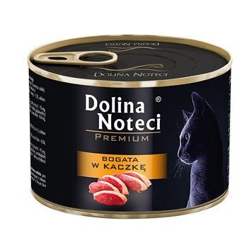 Конcерва для котів Dolina Noteci Premium м'ясні шматочки в соусі з качкою, 185 гр DN 185 (794)PI фото