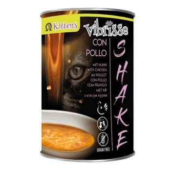 Конcерва суп для кошенят VIBRISSE SHAKE курка + ОМЕГА 3, 135 г C1018671 супPI фото