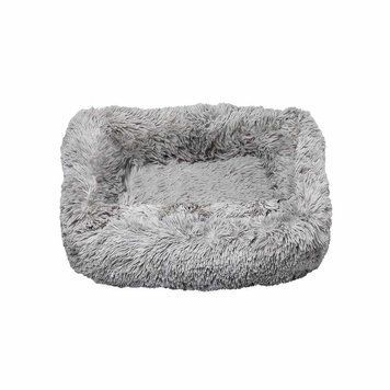 Лежак плюшевий для тварини PONCHIK, прямокутний (сірий) 62*44*22 см15 кг M VR07//0575PI фото
