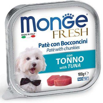 Корм для собак Monge Dog Wet FRESH тунець 0.1 кг 70013017MG фото