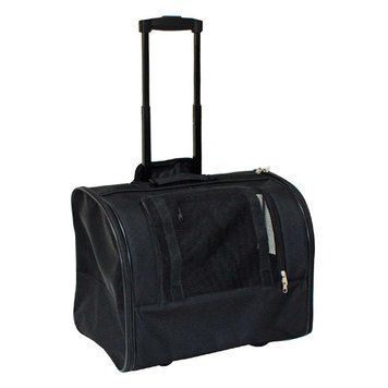 Сумка для тварини Trolley Jolie, на коліщатках, чорна, 44x28x33см C2078464PI фото