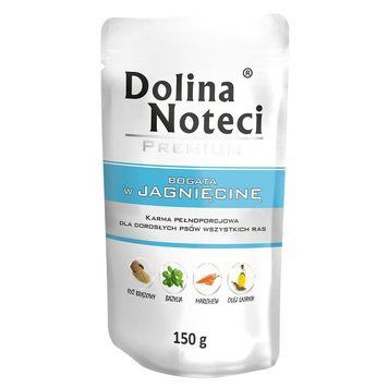 Пауч Dolina Noteci Premium для собак з ягнятиною, 150 гр DN 150 (717)PI фото