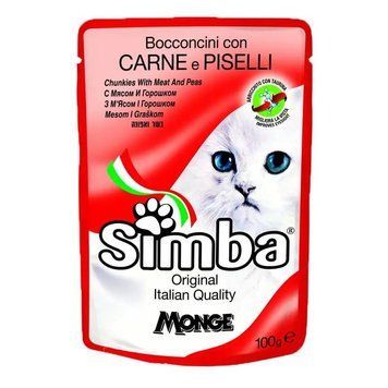 Корм для котів Simba Cat Wet м'ясний Вага: 0.1 кг 70009348MG фото